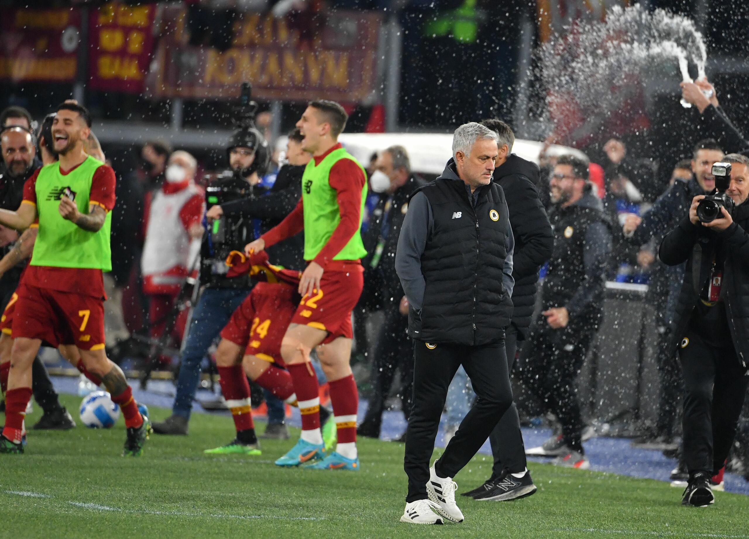 Mourinho Roma-Lazio