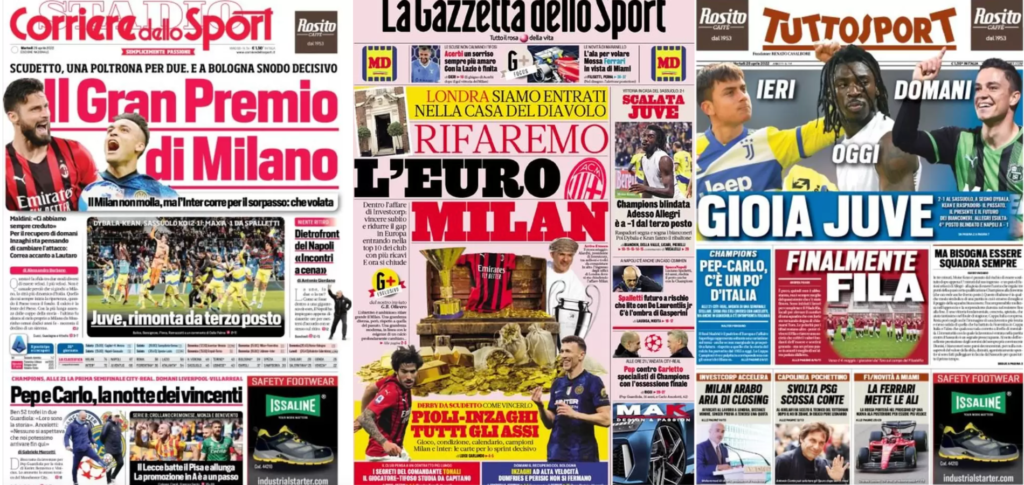 In prima pagina: i quotidiani in edicola oggi, 26 aprile 2022