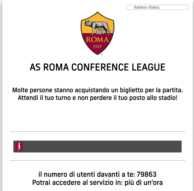 Roma - Leicester biglietti