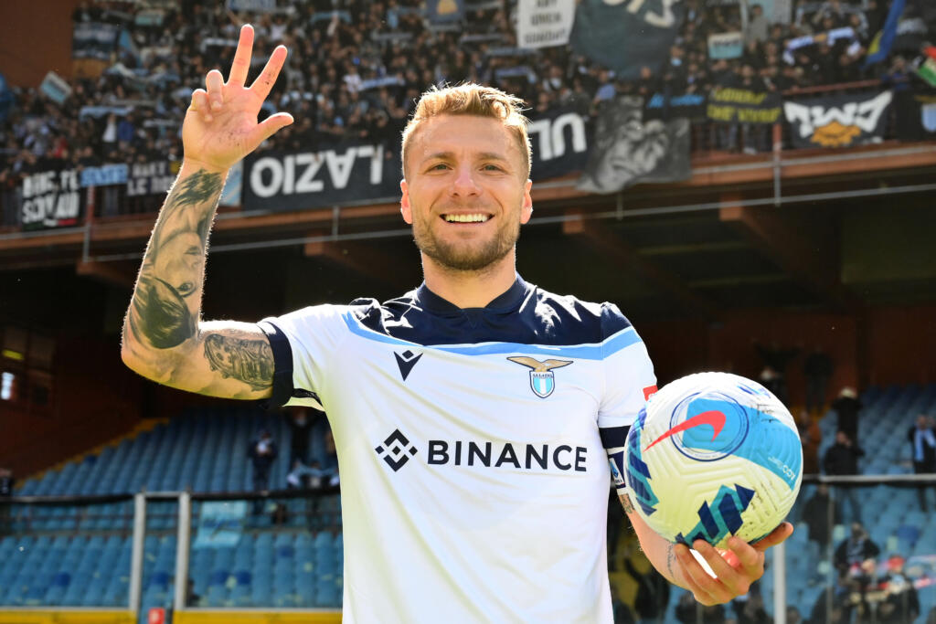 Lazio, un’altra tripletta da record per Immobile: il dato