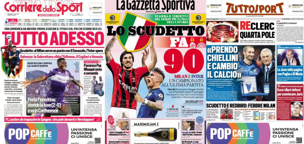 In prima pagina: i quotidiani in edicola oggi, 22 maggio 2022