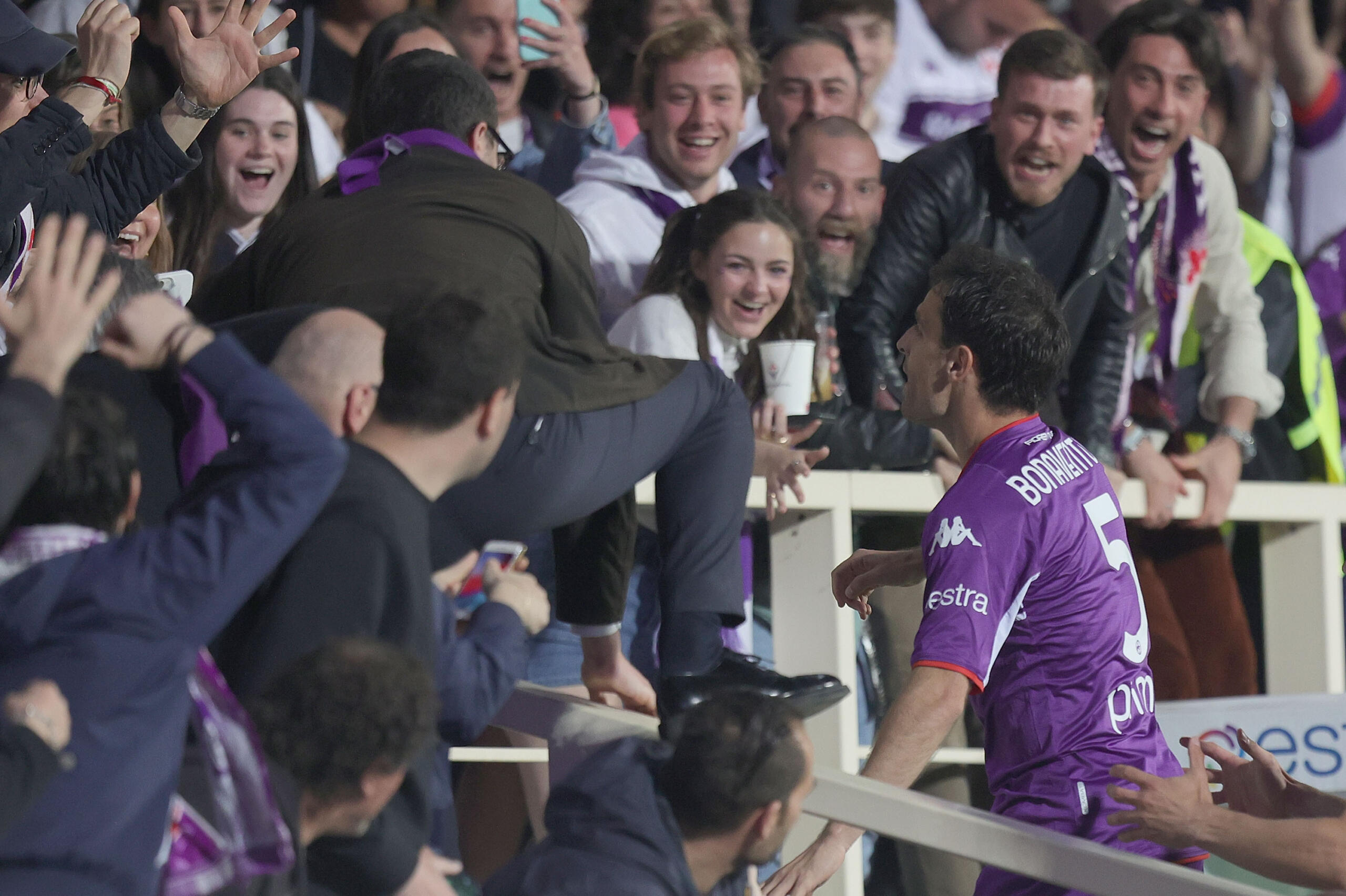 Fiorentina-Roma primo tempo