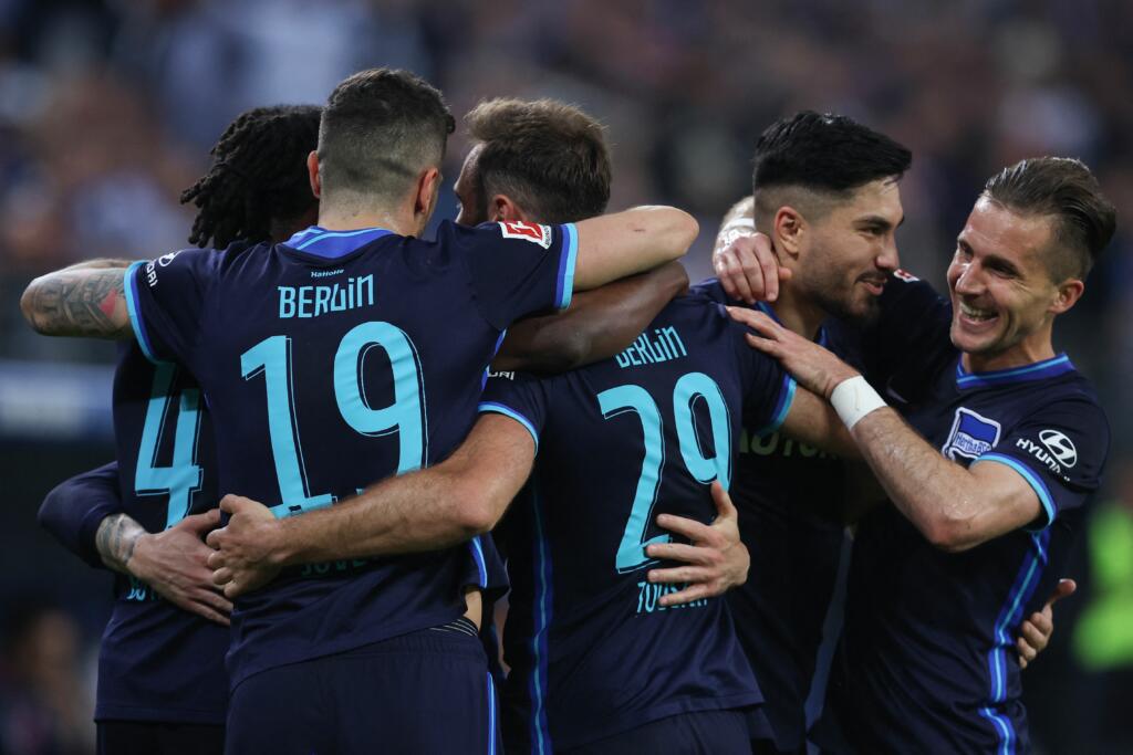 Bundesliga, salvezza per l’Hertha Berlino: battuto l’Amburgo