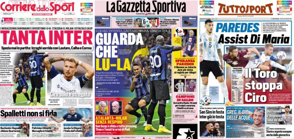 In prima pagina: i quotidiani in edicola oggi, 21 agosto 2022