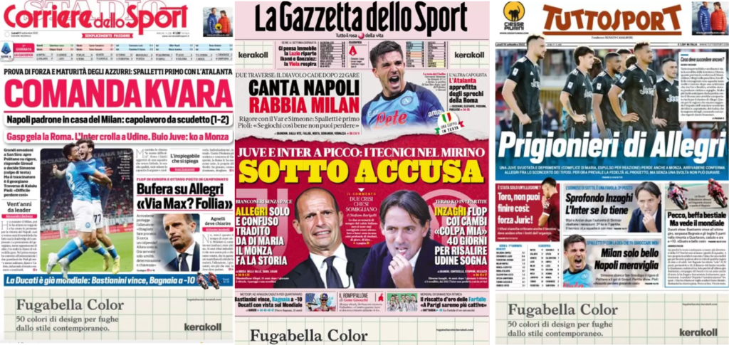 In prima pagina: i quotidiani in edicola oggi, 19 settembre 2022