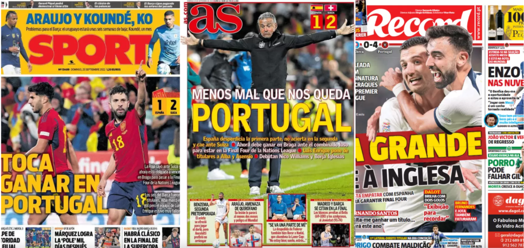 Rassegna Estera – Spagna, resta il Portogallo… che fa goleada