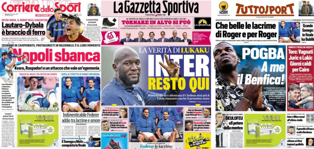 In prima pagina: i quotidiani in edicola oggi, 25 settembre 2022