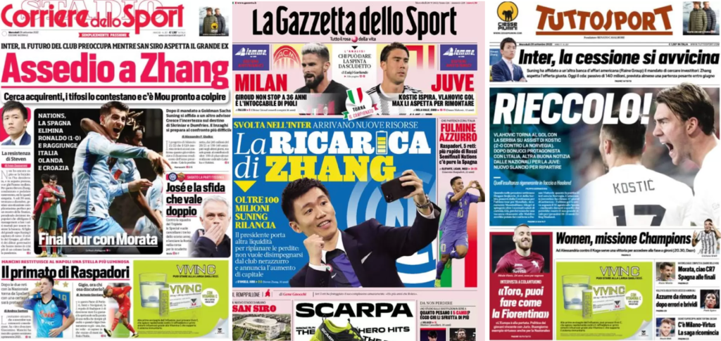 In prima pagina: i quotidiani in edicola oggi, 28 settembre 2022