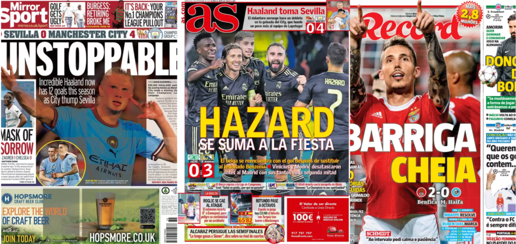 Rassegna Estera – Anche Hazard in festa, Haaland inarrestabile