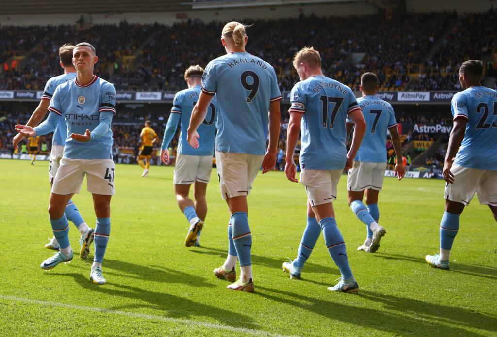 Premier League, troppo City per il Wolves: finsice 3-0