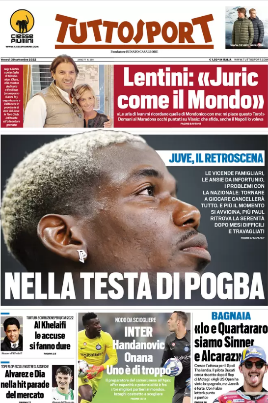 prima pagina