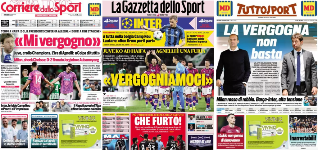 In prima pagina: i quotidiani in edicola oggi, 12 ottobre 2022