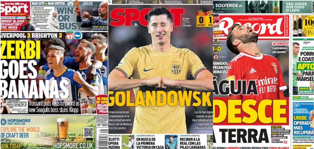 Rassegna Estera – Golandowski, De Zerbi stordisce Klopp