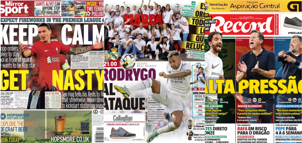 Rassegna Estera – Rodrygo all’attacco. Nuñez, calma