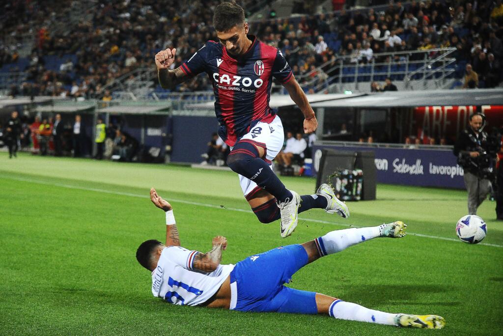 Bologna-Sampdoria 1-1, a Dominguez risponde Djuricic