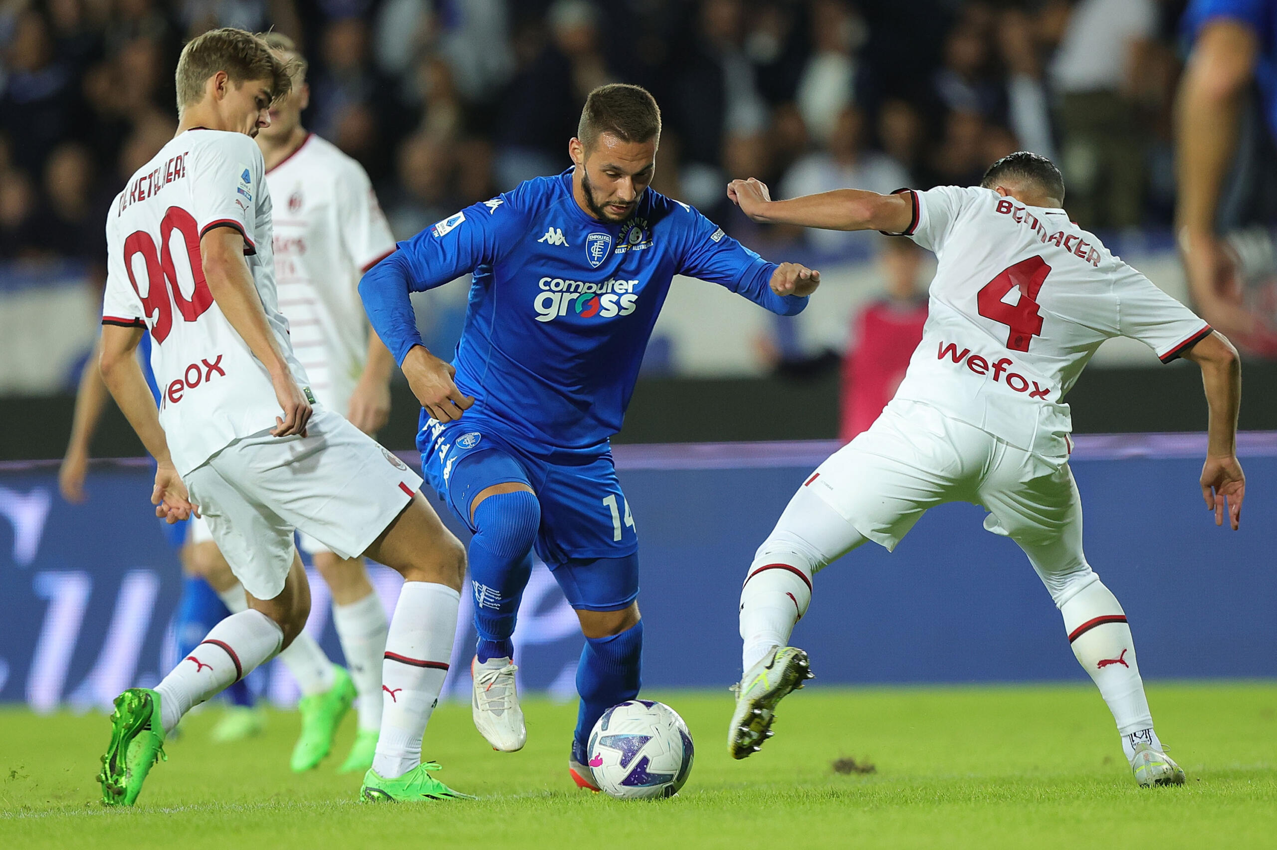 Empoli Milan primo tempo