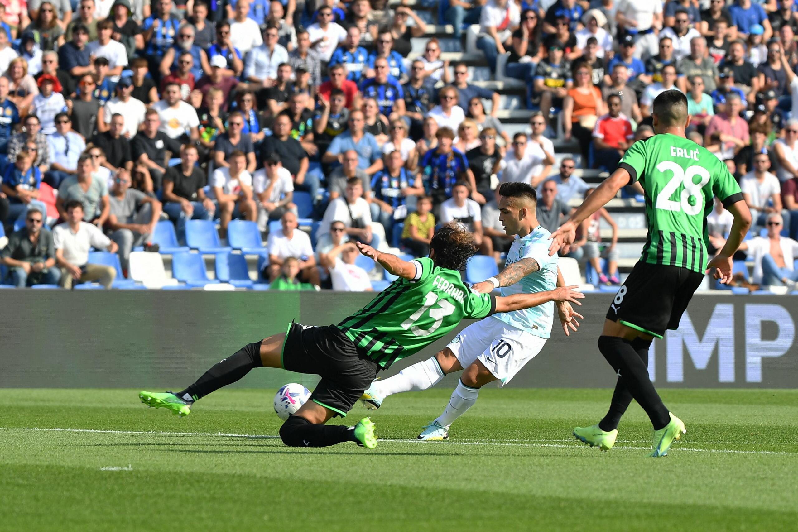 Sassuolo Inter primo tempo