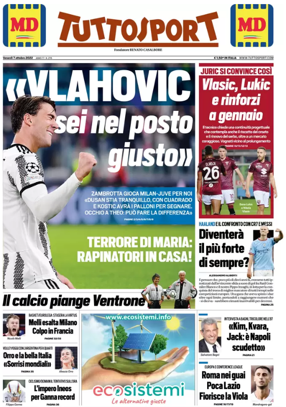 prima pagina <