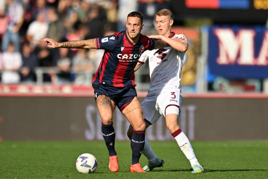 Bologna-Torino 2-1: Orsolini e Posch ribaltano la rete di Lukic