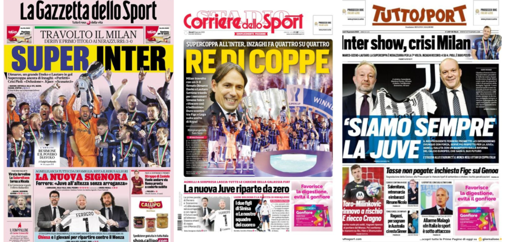In prima pagina: i quotidiani in edicola oggi, 19 gennaio 2023