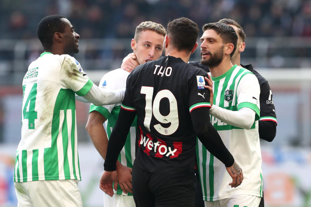 Milan-Sassuolo, succede di tutto: che scintille tra Krunic e Berardi