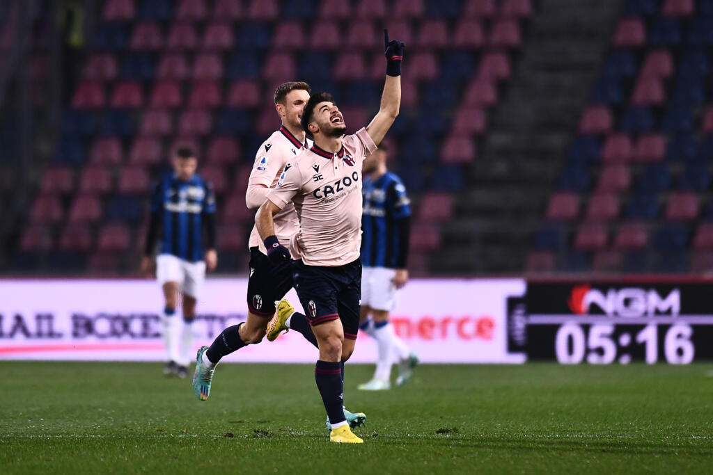 Bologna-Atalanta 1-0, Orsolini con dedica a Mihajlovic nei primi 45′