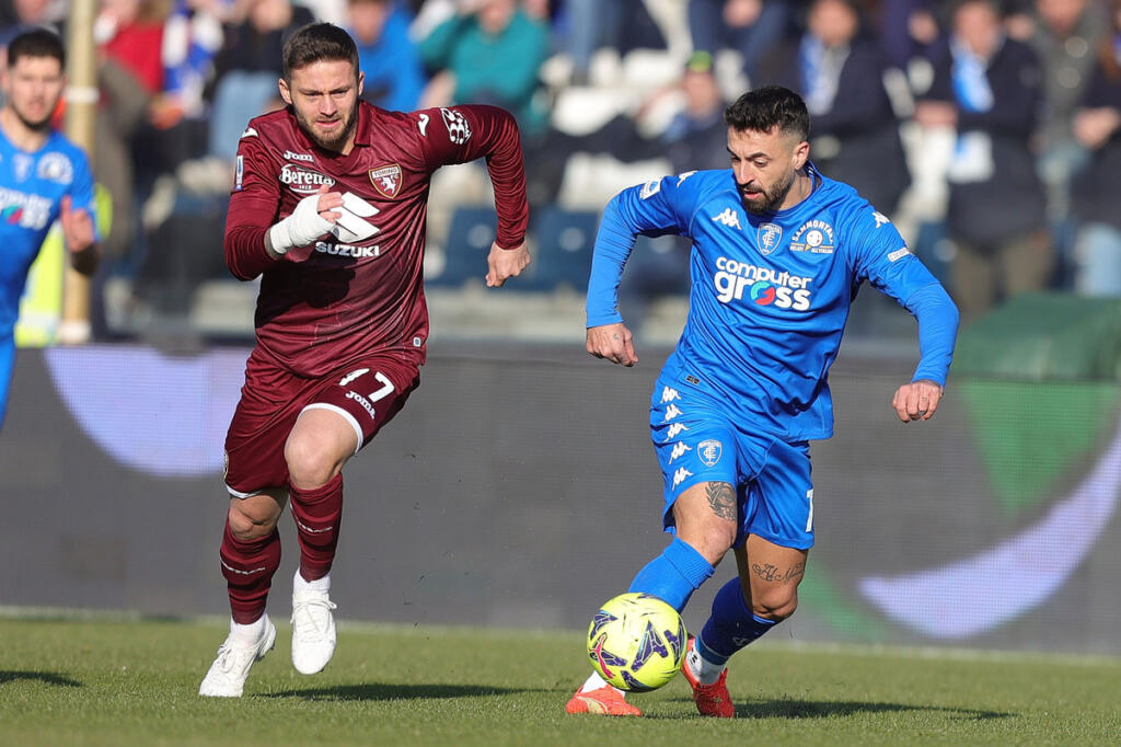 Empoli-Torino 1-0 al 45′: decide un colpo di testa di Luperto