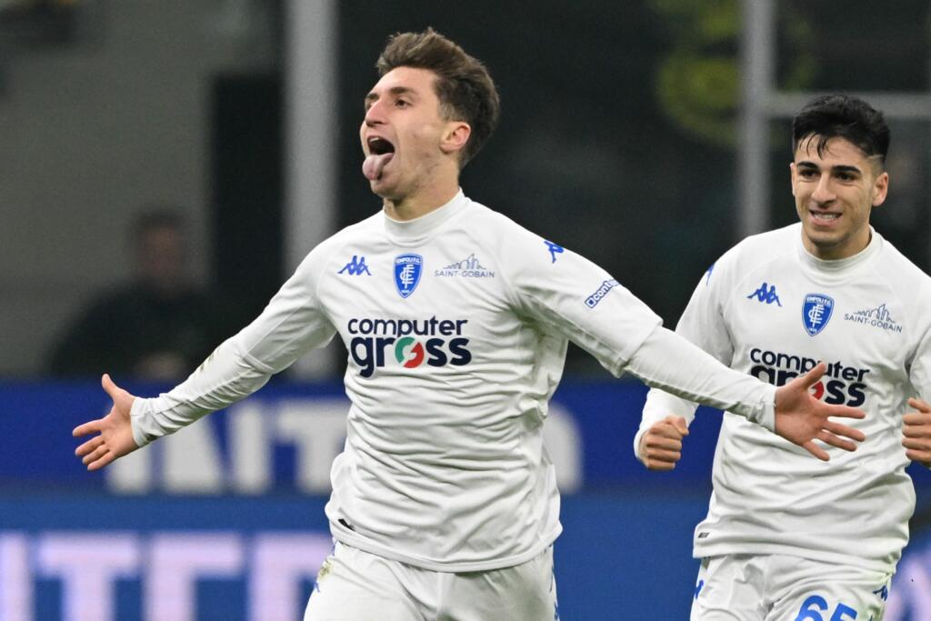 Inter-Empoli 0-1, Baldanzi punisce i nerazzurri in 10 uomini