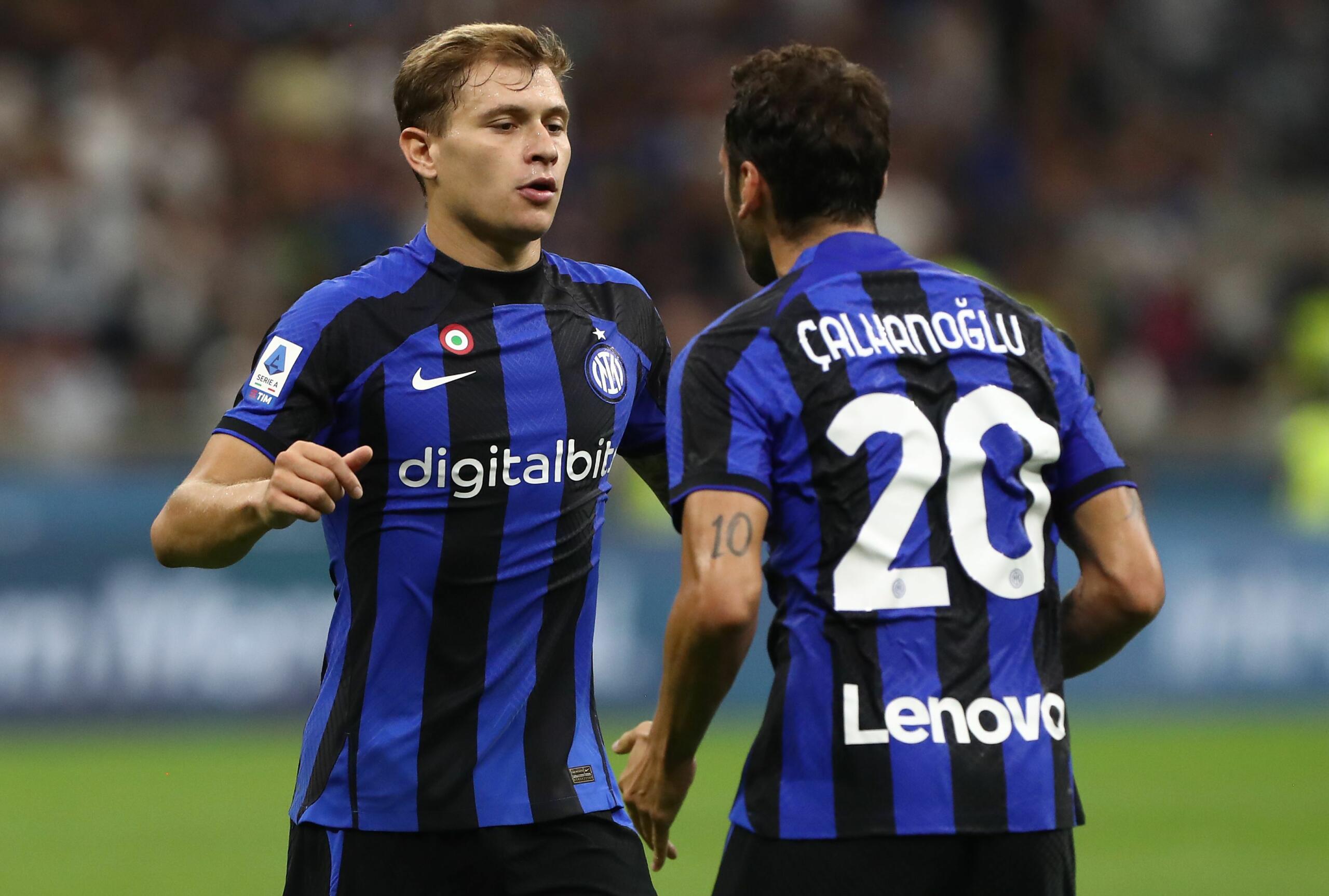 condizioni Barella e Calhanoglu