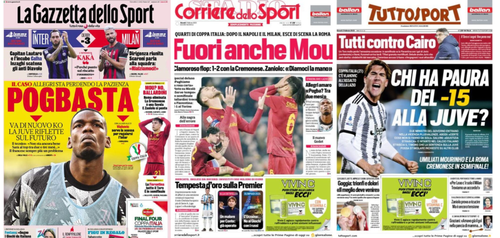 In prima pagina: i quotidiani in edicola oggi, 2 febbraio 2023