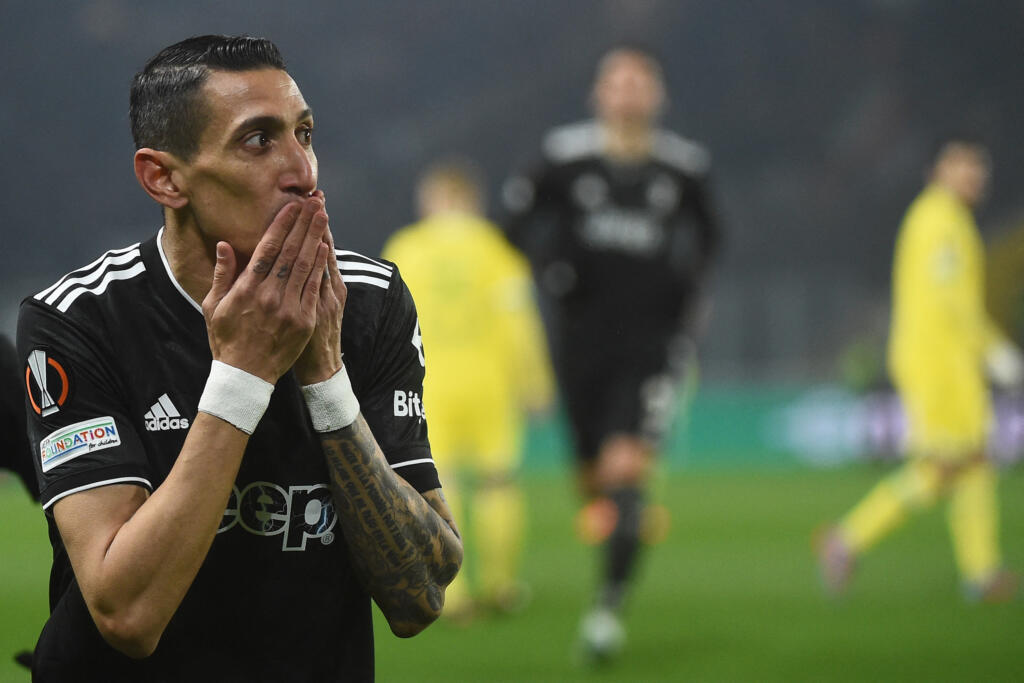 Nantes-Juventus 0-3, Di Maria dipinge la qualificazione agli ottavi