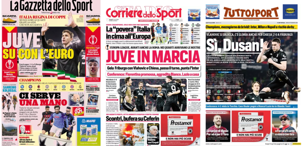 In prima pagina: i quotidiani in edicola oggi, 17 marzo 2023