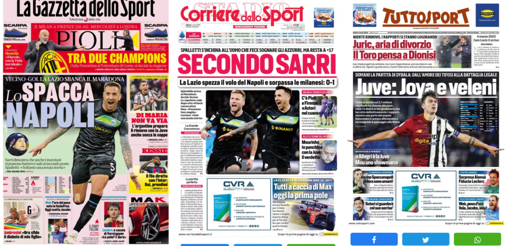 In prima pagina: i quotidiani in edicola oggi, 4 marzo 2023