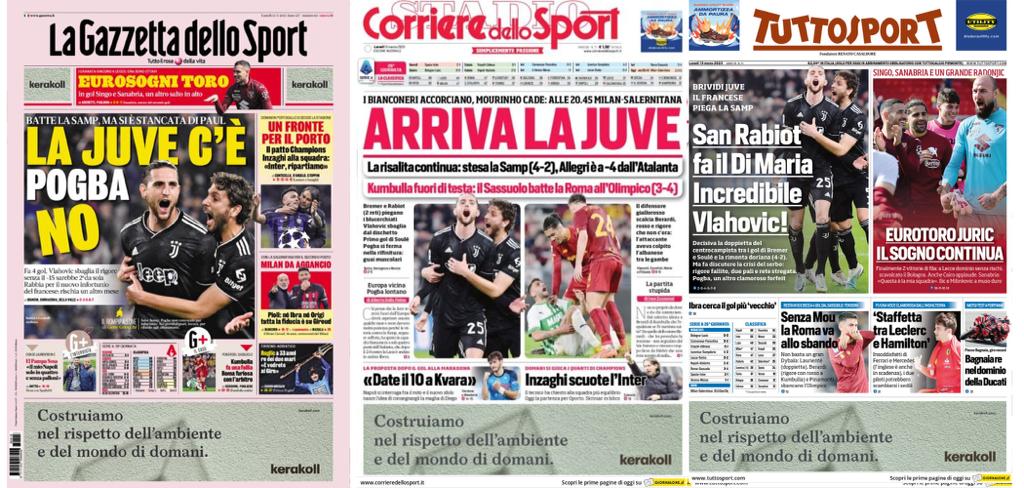 In prima pagina: i quotidiani in edicola oggi, 13 marzo 2023
