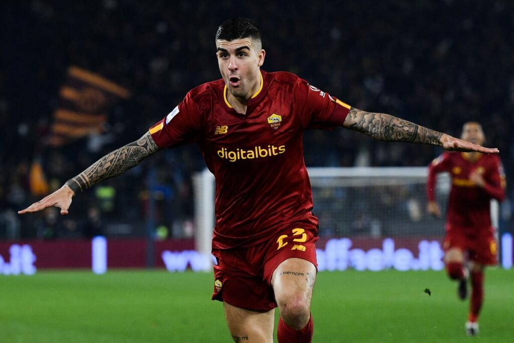 Roma-Juve, Mancini la sblocca con un gran destro 💥 – VIDEO