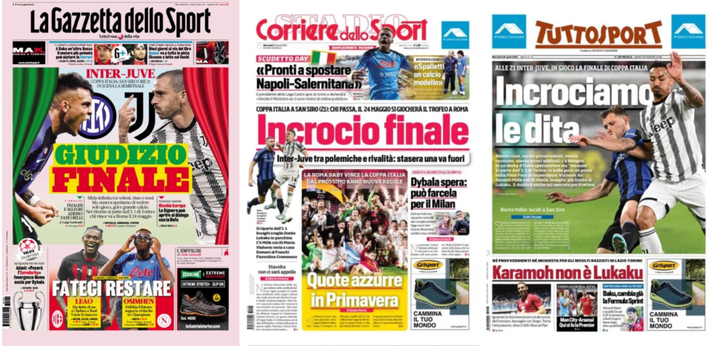 In prima pagina: i quotidiani in edicola oggi, 26 aprile 2023