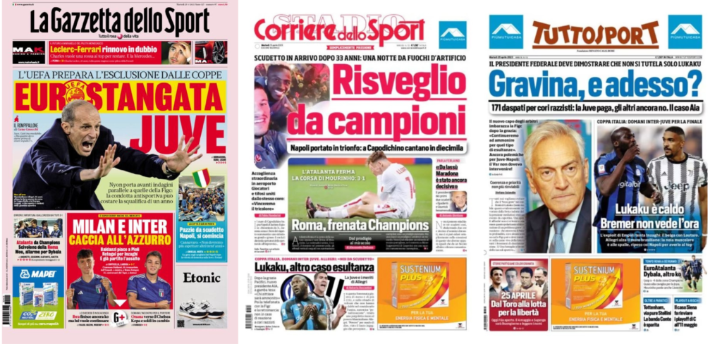 In prima pagina: i quotidiani in edicola oggi, 25 aprile 2023