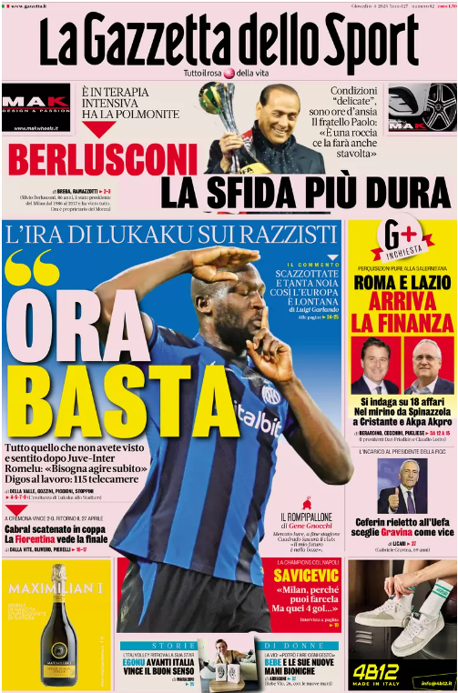 prima pagina