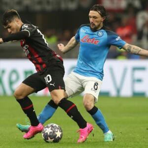 Napoli-Milan, le formazioni ufficiali