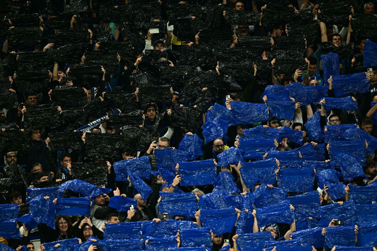 inter benfica coreografia