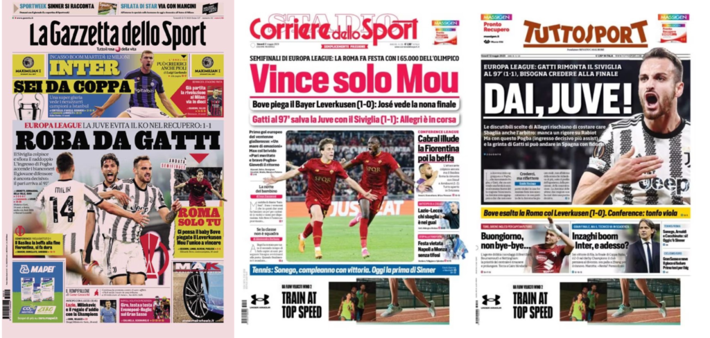 In prima pagina: i quotidiani in edicola oggi, 12 maggio 2023