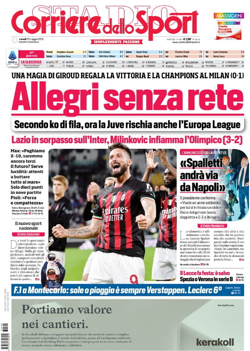 prima pagina