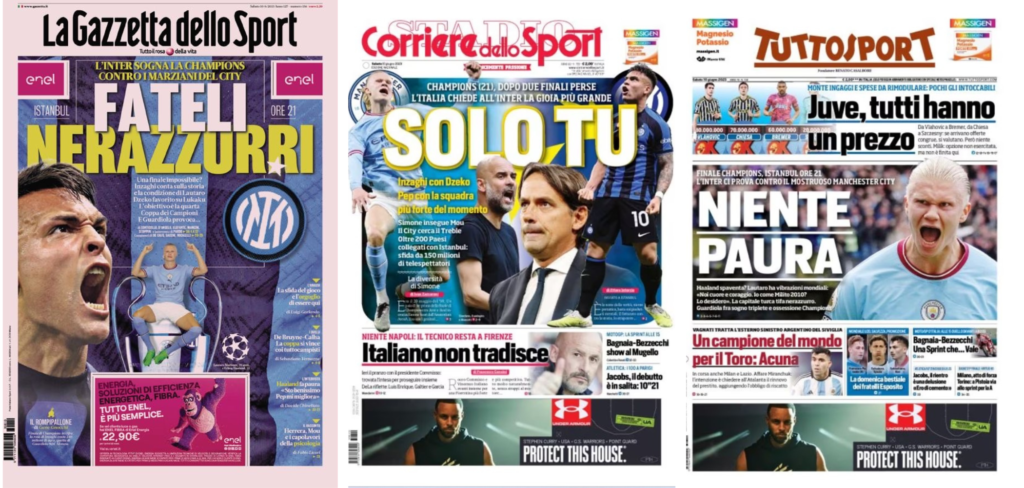In prima pagina: i quotidiani in edicola oggi, 10 giugno 2023