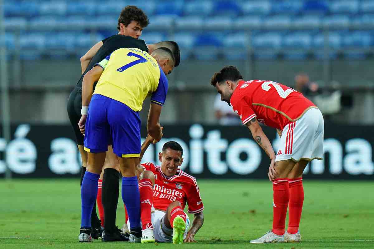 Benfica e Al Nassr in amichevole: Di Maria asfalta Ronaldo 