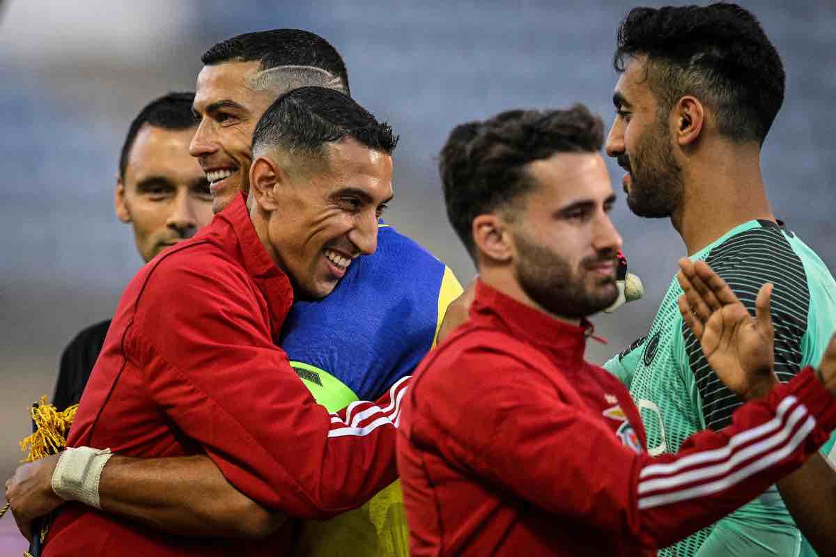 Benfica e Al Nassr in amichevole: Di Maria asfalta Ronaldo