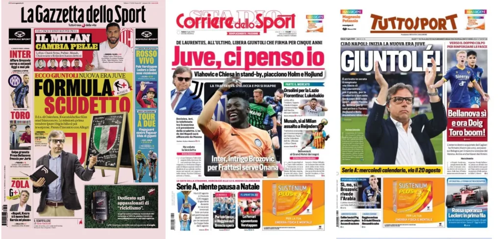 In prima pagina: i quotidiani in edicola oggi, 1 luglio 2023