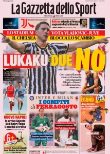 prima pagina quotidiani sportivi rassegna stampa