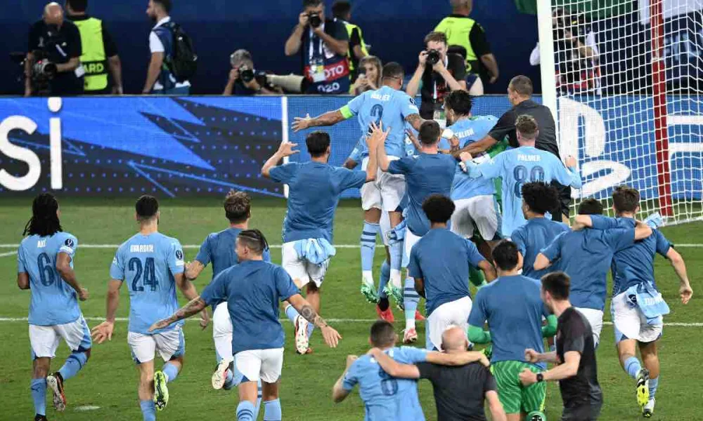 Supercoppa europea, Manchester City campione: battuto il Siviglia