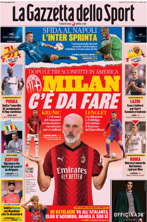 prima pagina