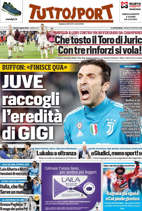 prima pagina